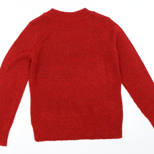 M&Co Womens Red   Pullover Jumper Size XL