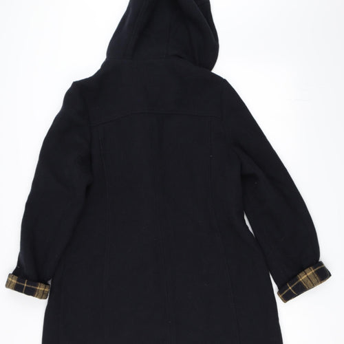 George Womens Black   Overcoat Coat Size 10