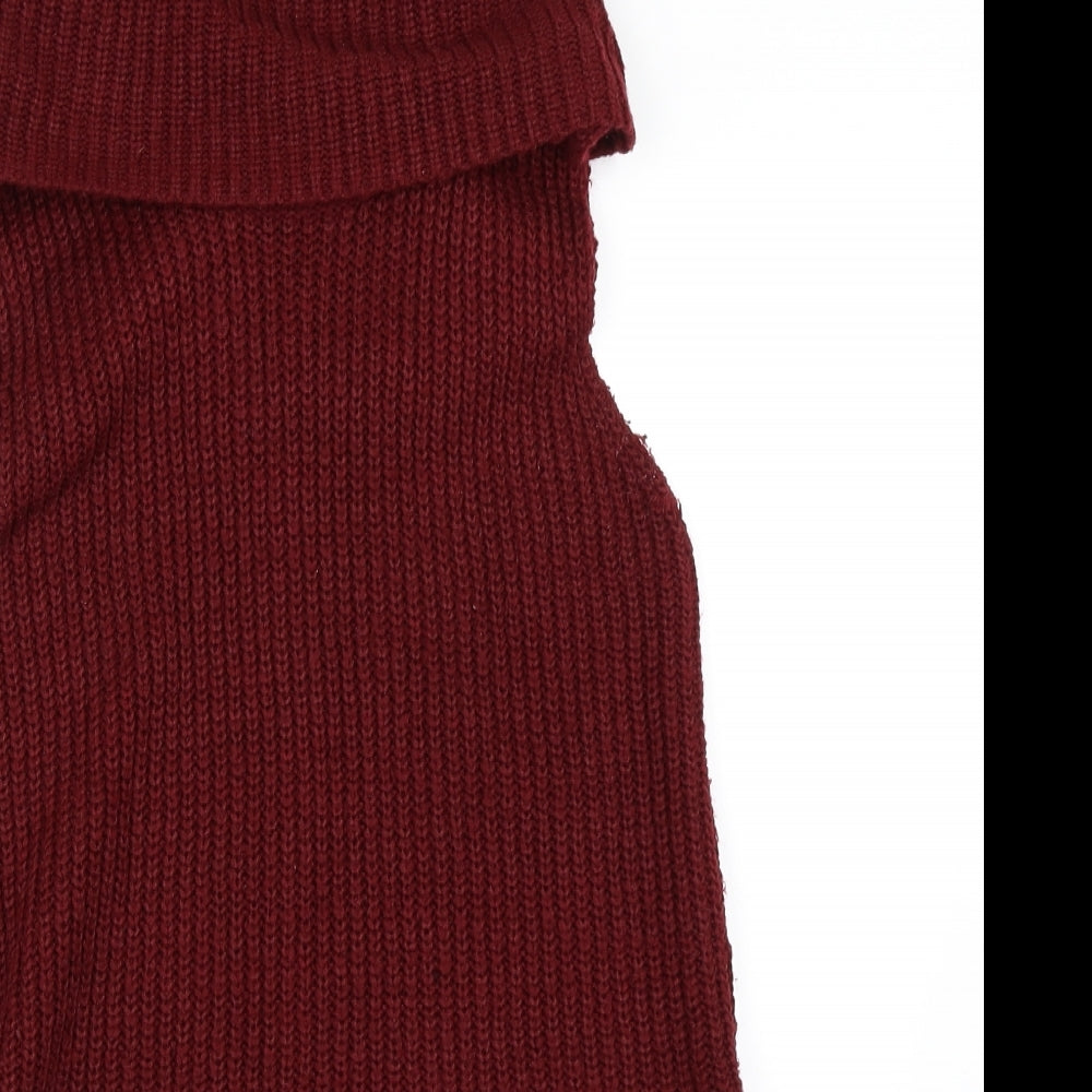 George Womens Red   Pullover Jumper Size 10