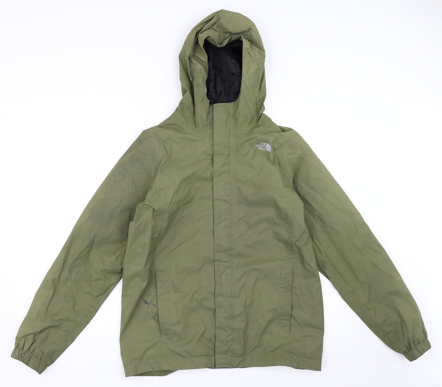 The North Face Boys Green   Windbreaker Coat Size XL