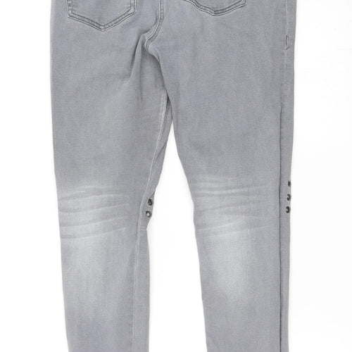 Matalan Womens Grey  Denim Skinny Jeans Size 10 L29 in