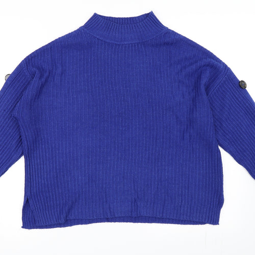 Primark Womens Blue   Pullover Jumper Size M