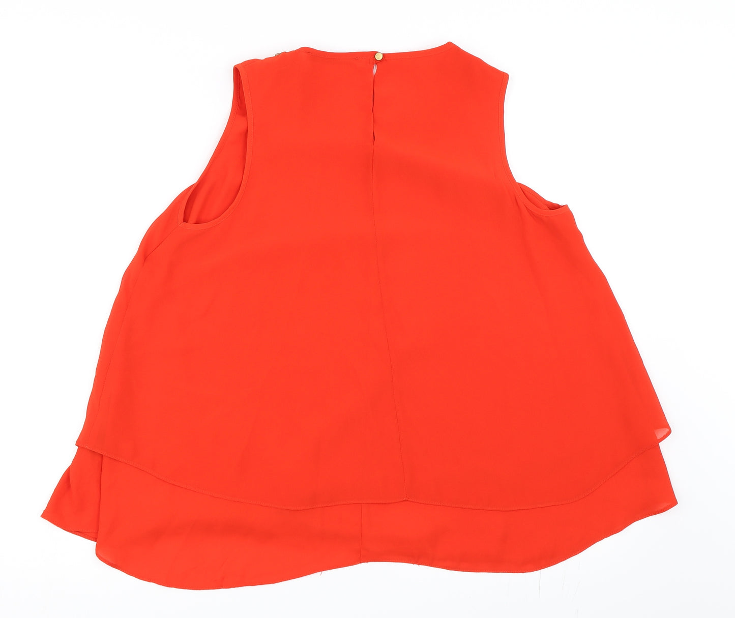 George Womens Red   Basic Blouse Size 12