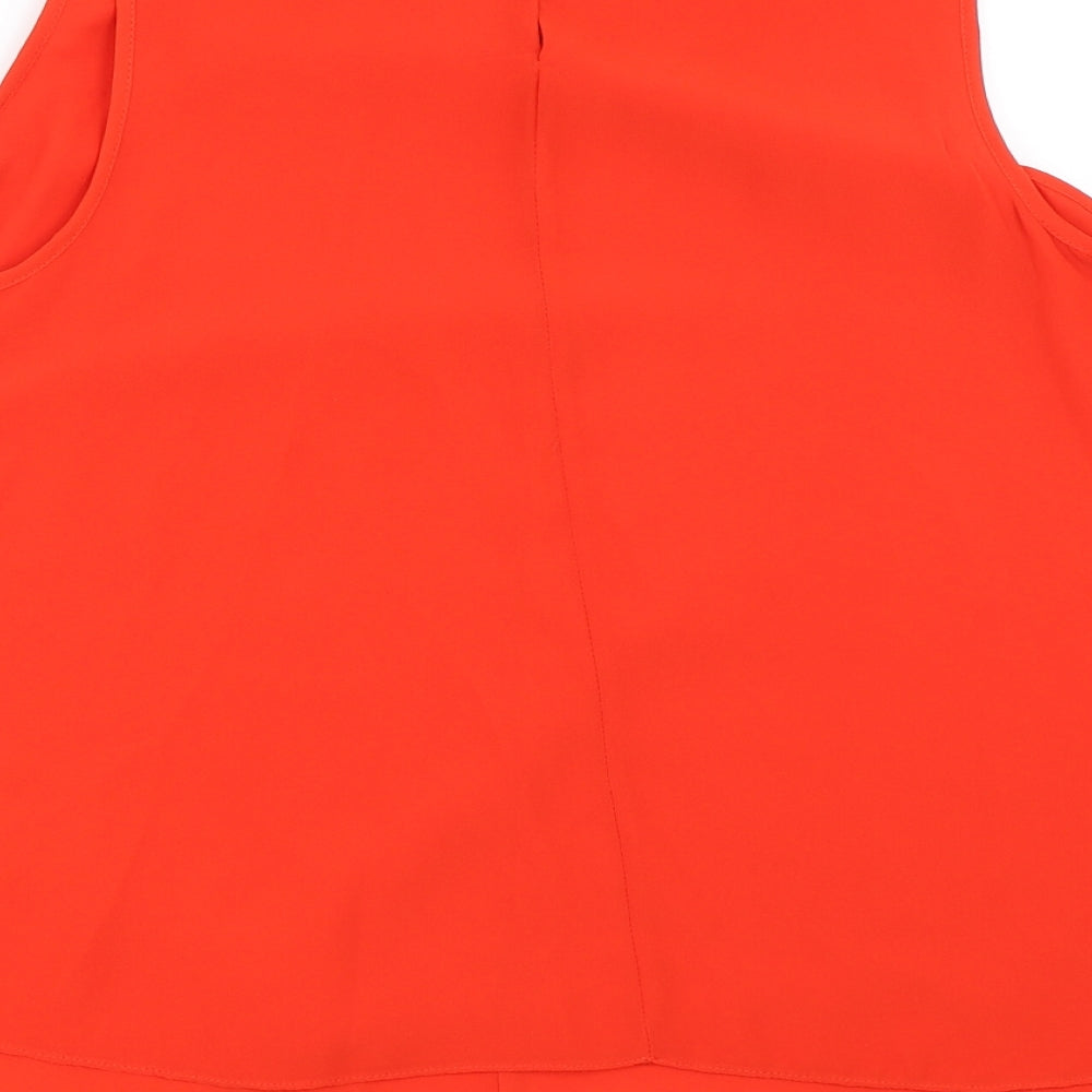 George Womens Red   Basic Blouse Size 12