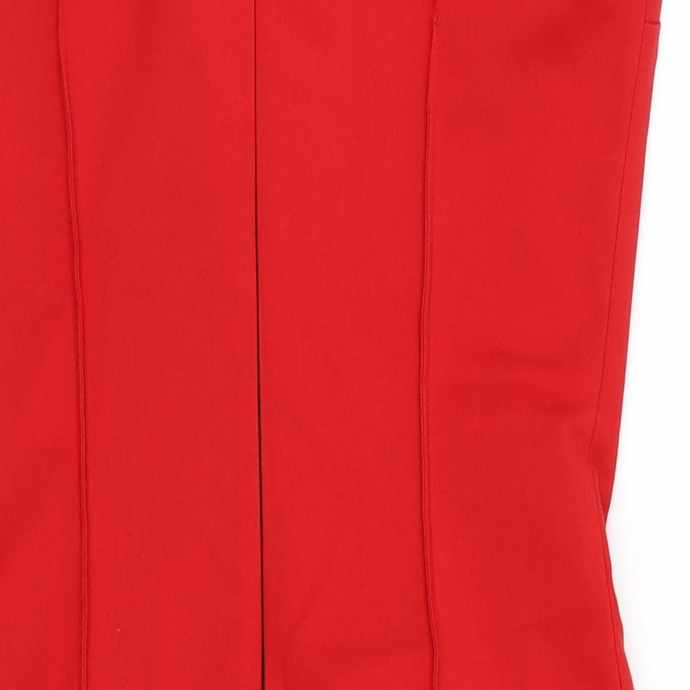 Zara Womens Red   Pencil Dress  Size M