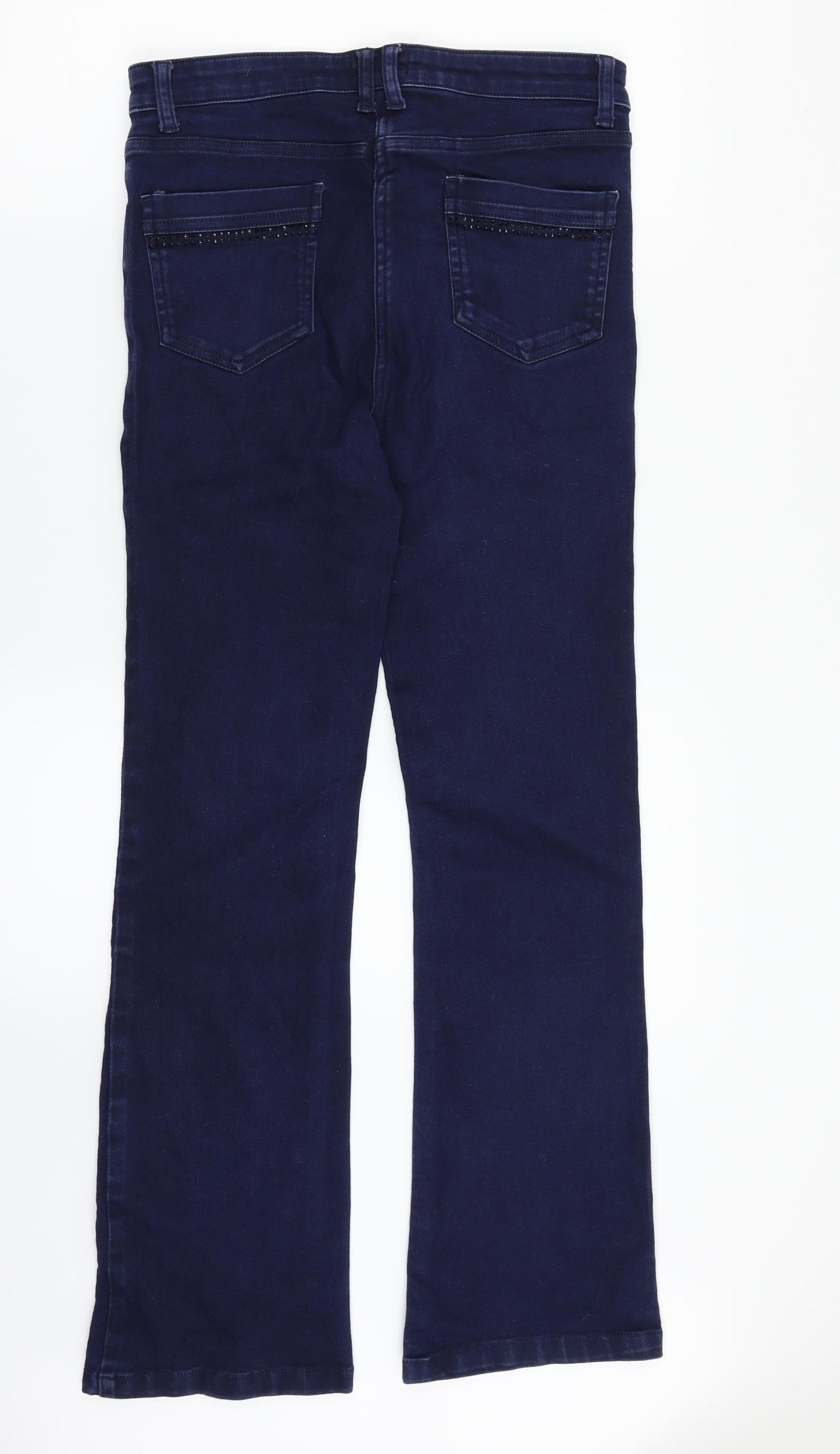 Soon Womens Blue  Denim Straight Jeans Size 12 L29 in