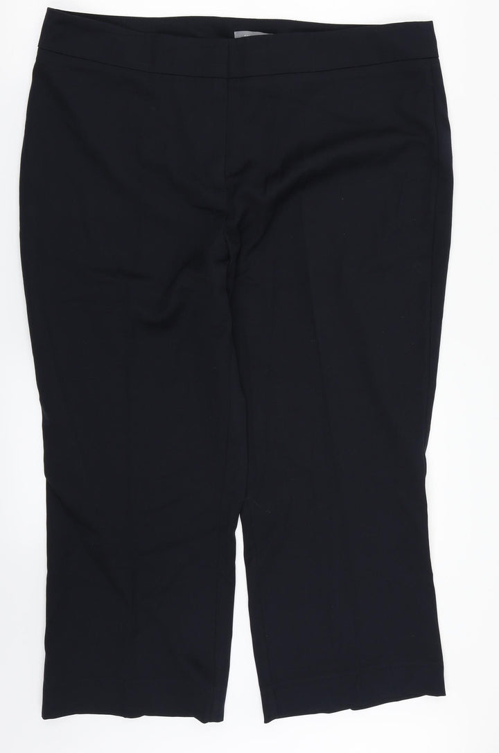 Principles Womens Black Dress Pants Trousers Size 18 L24 in