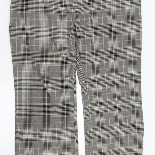 Dorothy Perkins Womens Multicoloured Check  Dress Pants Trousers Size 16 L29 in