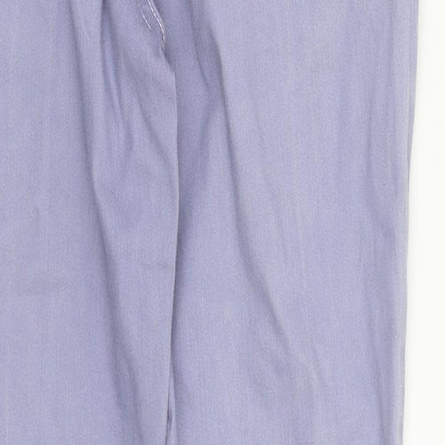 M&S Womens Purple  Denim Skinny Jeans Size 12 L28 in