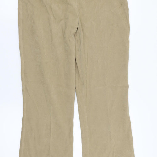 Matalan Womens Beige   Trousers  Size 12 L29 in