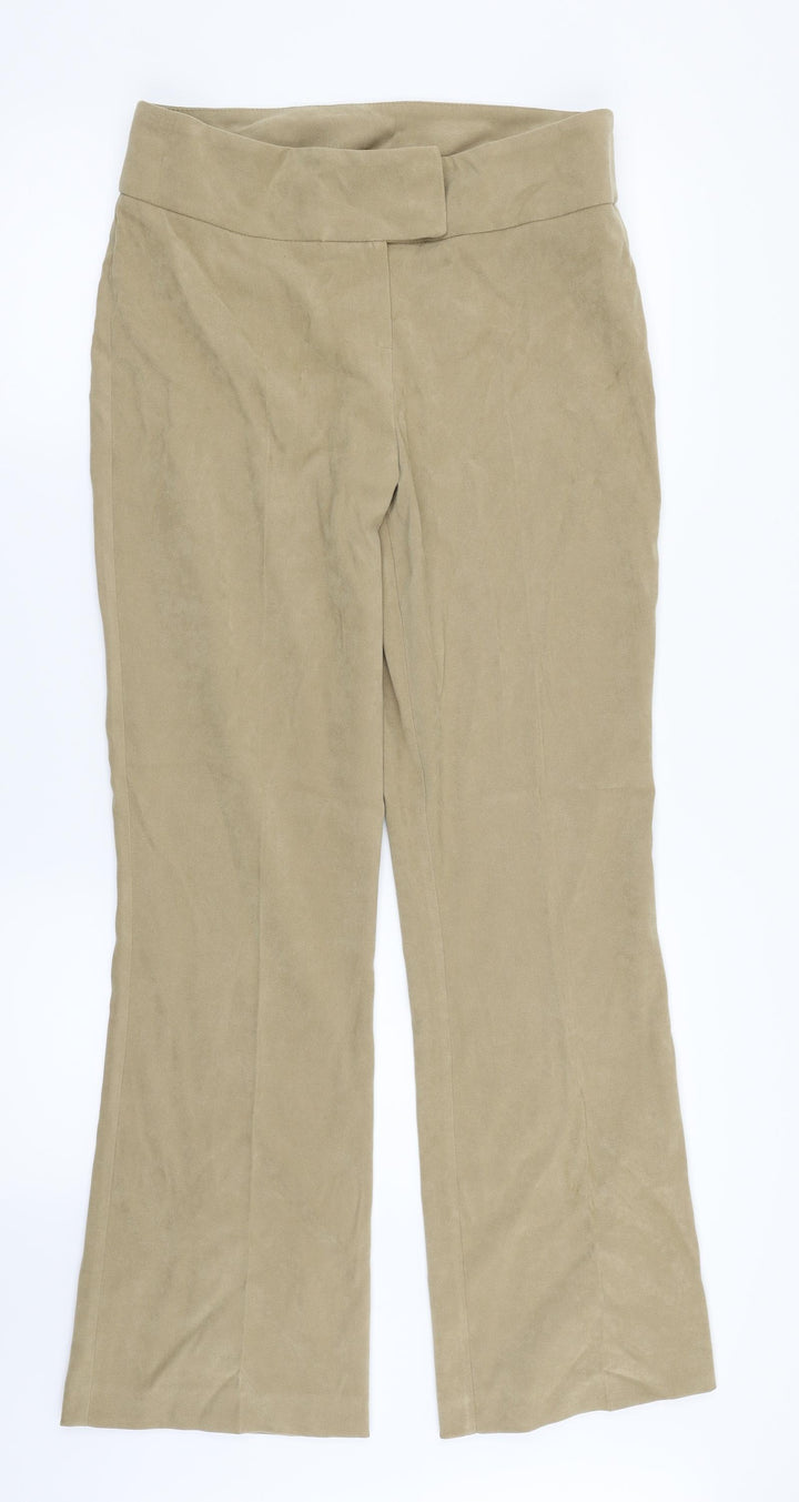 Matalan Womens Beige Trousers Size 12 L29 in
