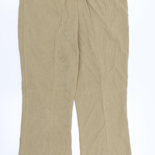 Matalan Womens Beige   Trousers  Size 12 L29 in