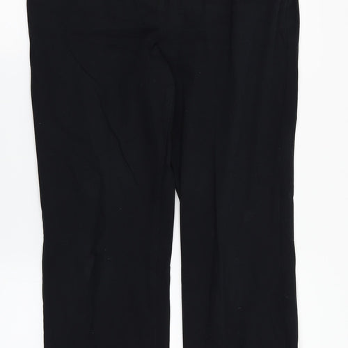 M&S Womens Black   Dress Pants Trousers Size 12 L28 in