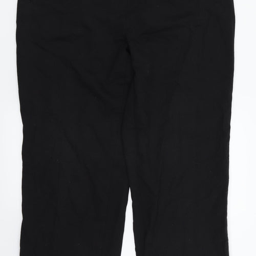 Gelco Womens Black   Dress Pants Trousers Size 14 L28 in