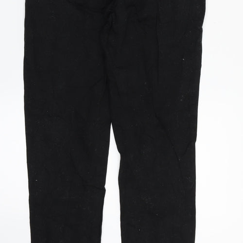 Pieces Womens Black  Denim Straight Jeans Size S L29 in