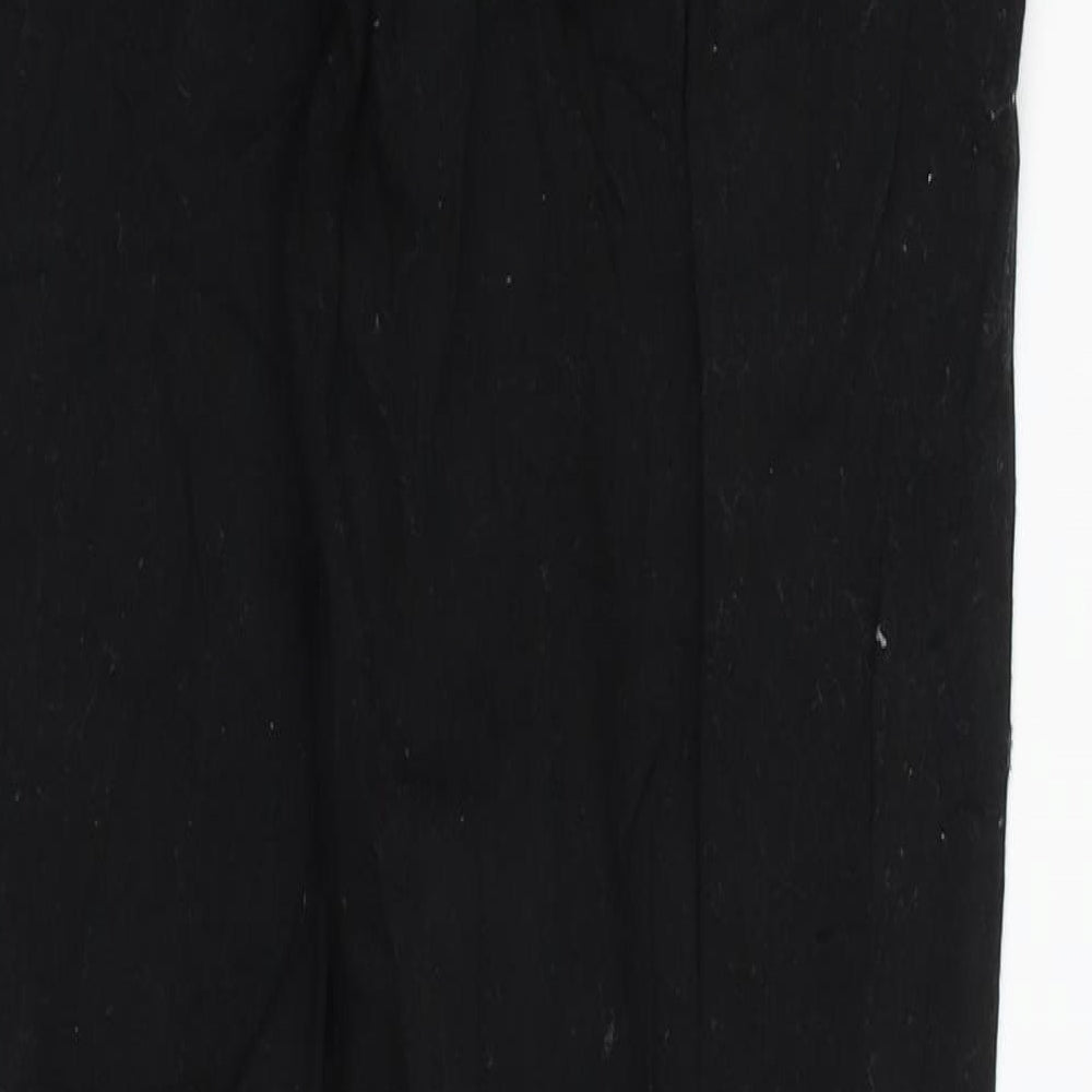 Pieces Womens Black  Denim Straight Jeans Size S L29 in