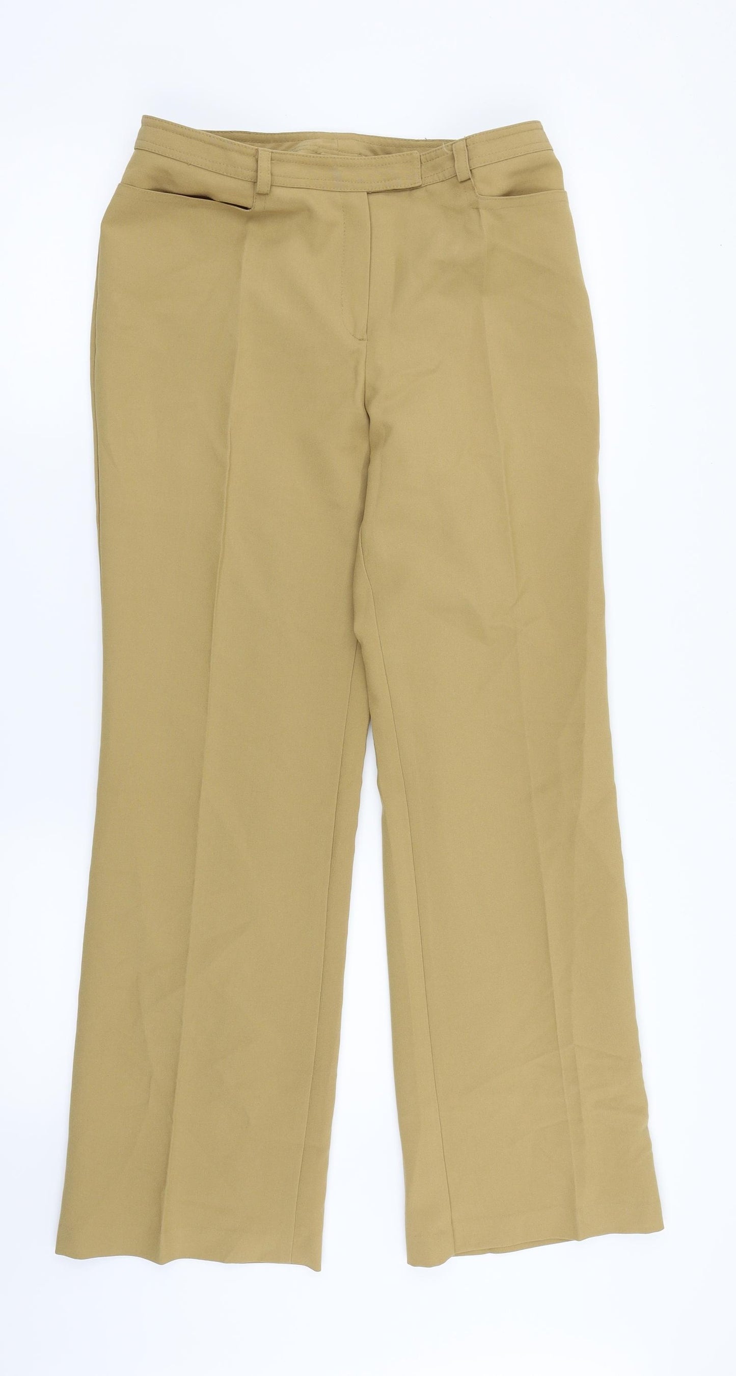 Morgan de Toi Womens Brown   Dress Pants Trousers Size 14 L29 in