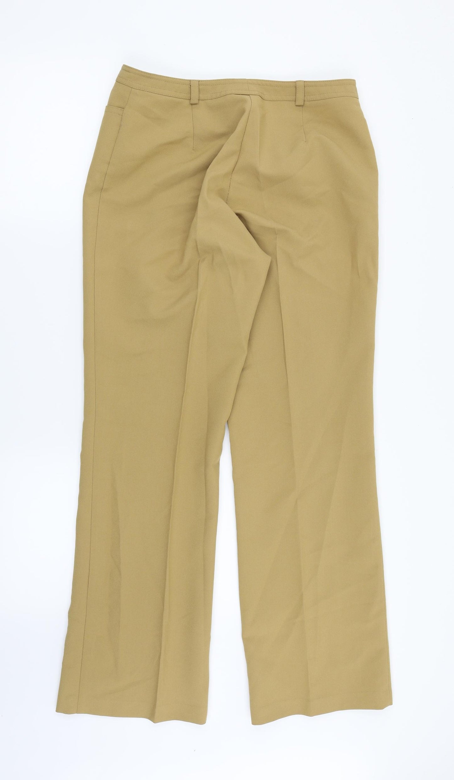 Morgan de Toi Womens Brown   Dress Pants Trousers Size 14 L29 in