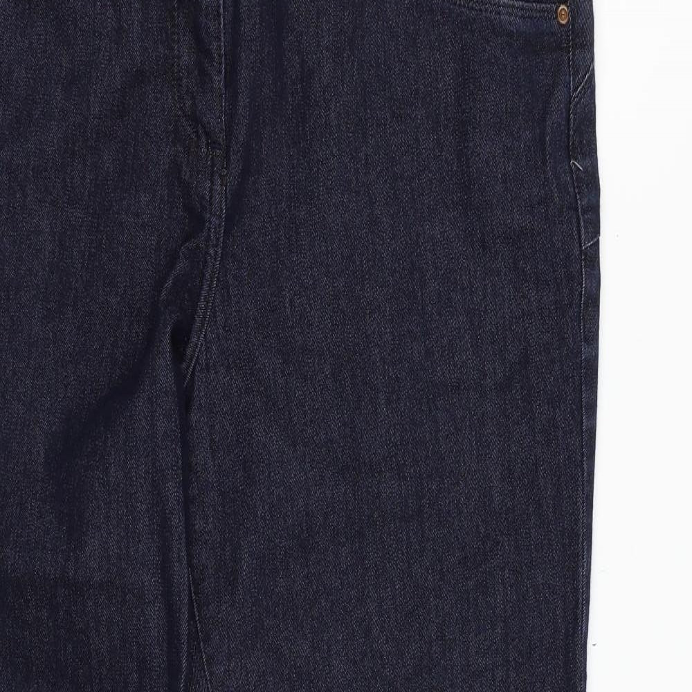 NEXT Womens Blue  Denim Bootcut Jeans Size 16 L31 in