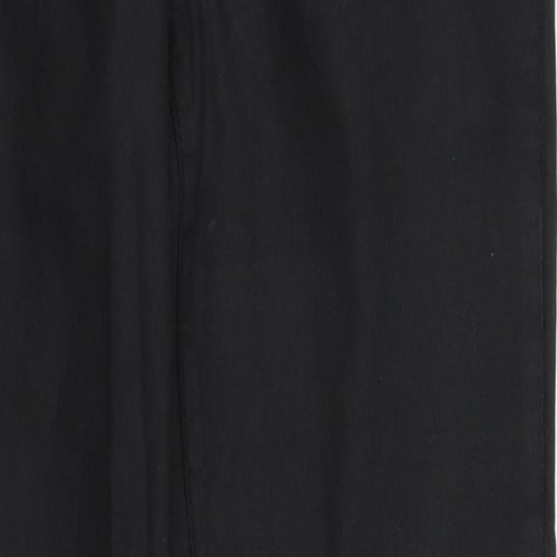 Debenhams Womens Black  Denim Straight Jeans Size 10 L27 in