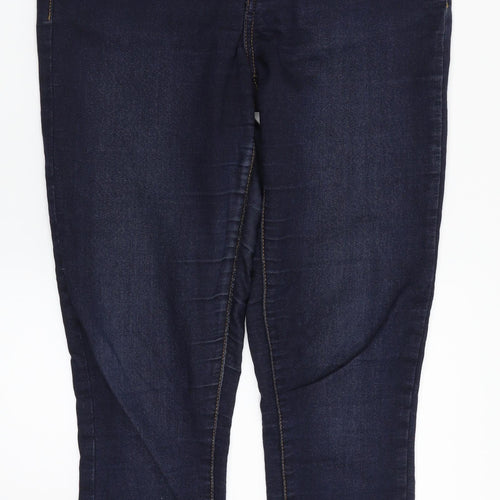 Miss Selfridge Womens Blue  Denim Straight Jeans Size 10 L29 in