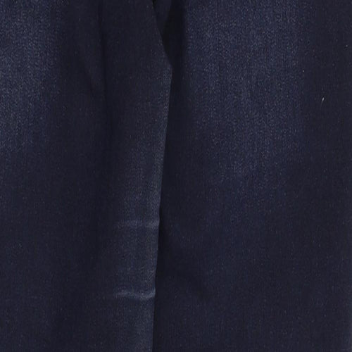 Miss Selfridge Womens Blue  Denim Straight Jeans Size 10 L29 in