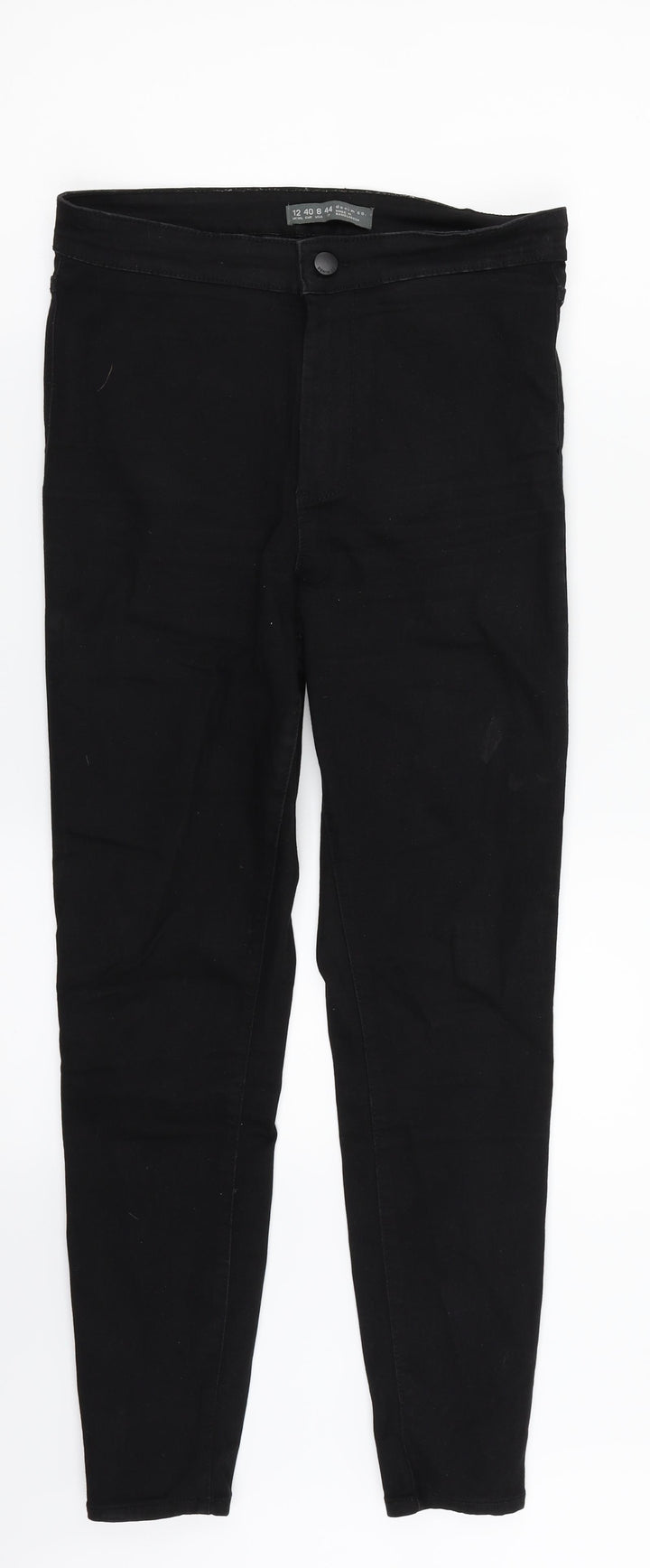 Denim. Co Womens Black Denim Straight Jeans Size 12 L25 in