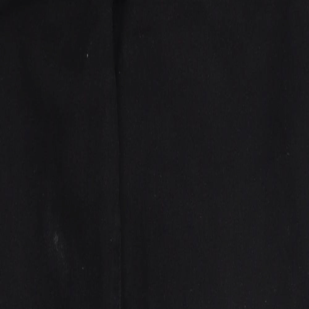 Matalan Womens Black  Denim Straight Jeans Size 10 L31 in