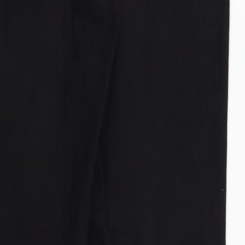Matalan Womens Black  Denim Straight Jeans Size 10 L31 in