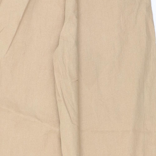 Preworn  Womens Beige   Cropped Trousers Size L L21 in