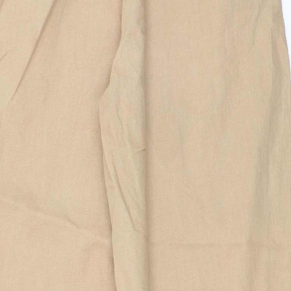 Preworn  Womens Beige   Cropped Trousers Size L L21 in