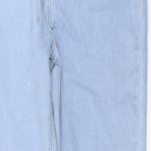Boohoo  Womens Blue Houndstooth  Skinny Jeans Size 10 L25 in