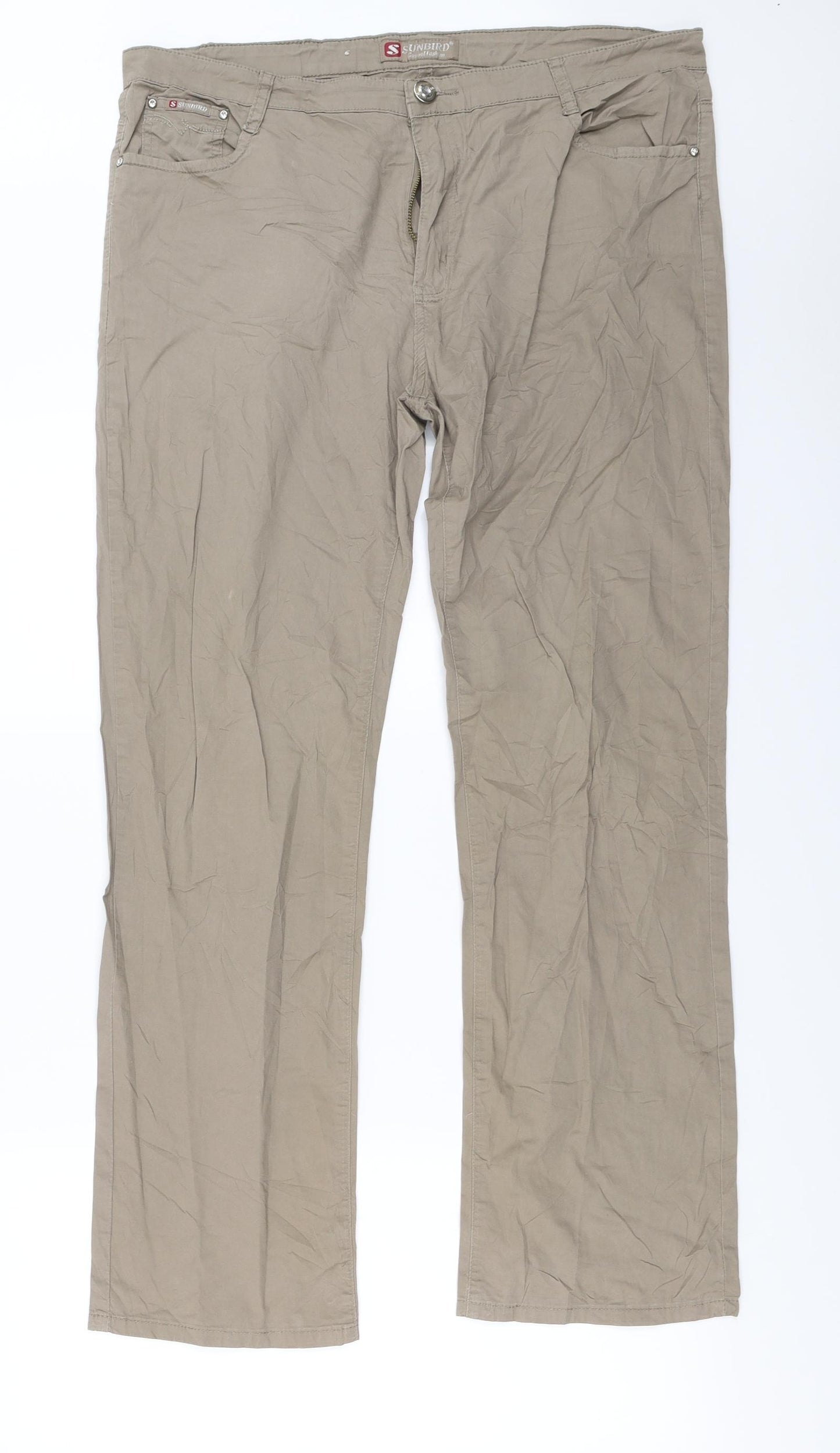 Sunbird  Womens Beige   Trousers  Size 38 in L28 in