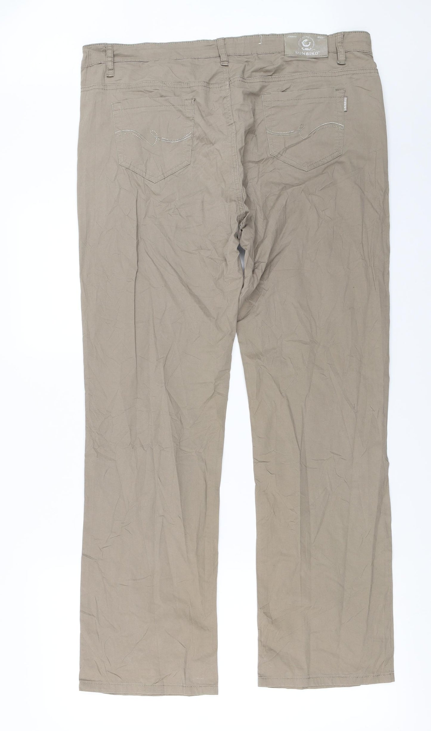 Sunbird  Womens Beige   Trousers  Size 38 in L28 in