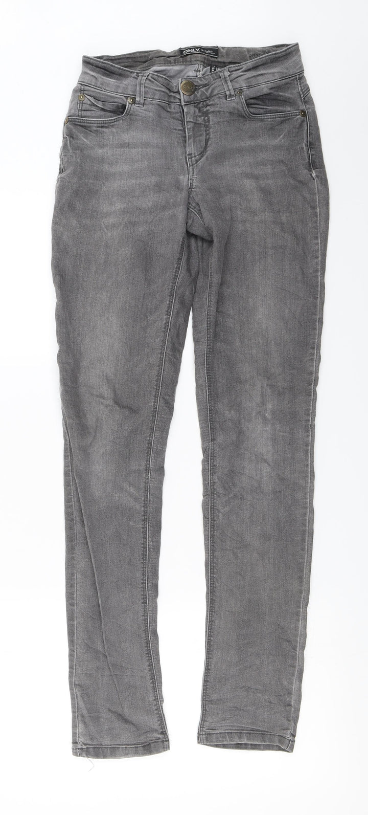 only  Womens Grey   Skinny Jeans Size XS L32 in