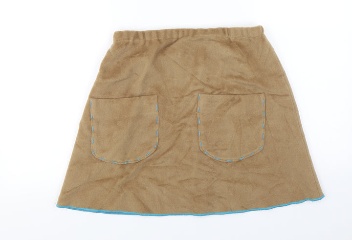 Preworn  Womens Brown   A-Line Skirt Size 26 in