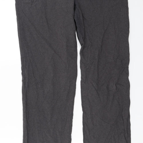 Marks and Spencer  Womens Grey   Trousers  Size 14 L28 in