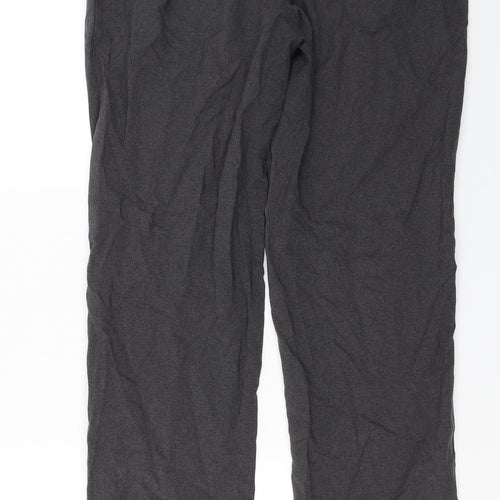 Marks and Spencer  Womens Grey   Trousers  Size 14 L28 in