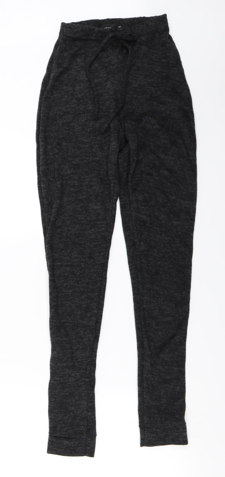 PRETTYLITTLETHING Womens Grey   Jogger Trousers Size 6 L26 in