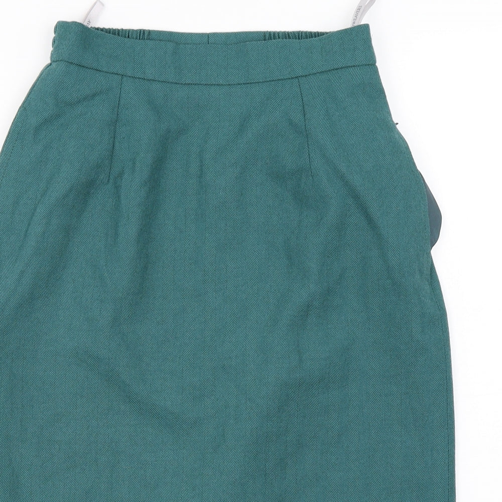 Avoca  Womens Green   A-Line Skirt Size S