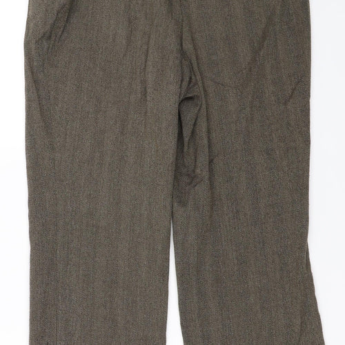 Marks and Spencer  Womens Brown   Trousers  Size 16 L27 in