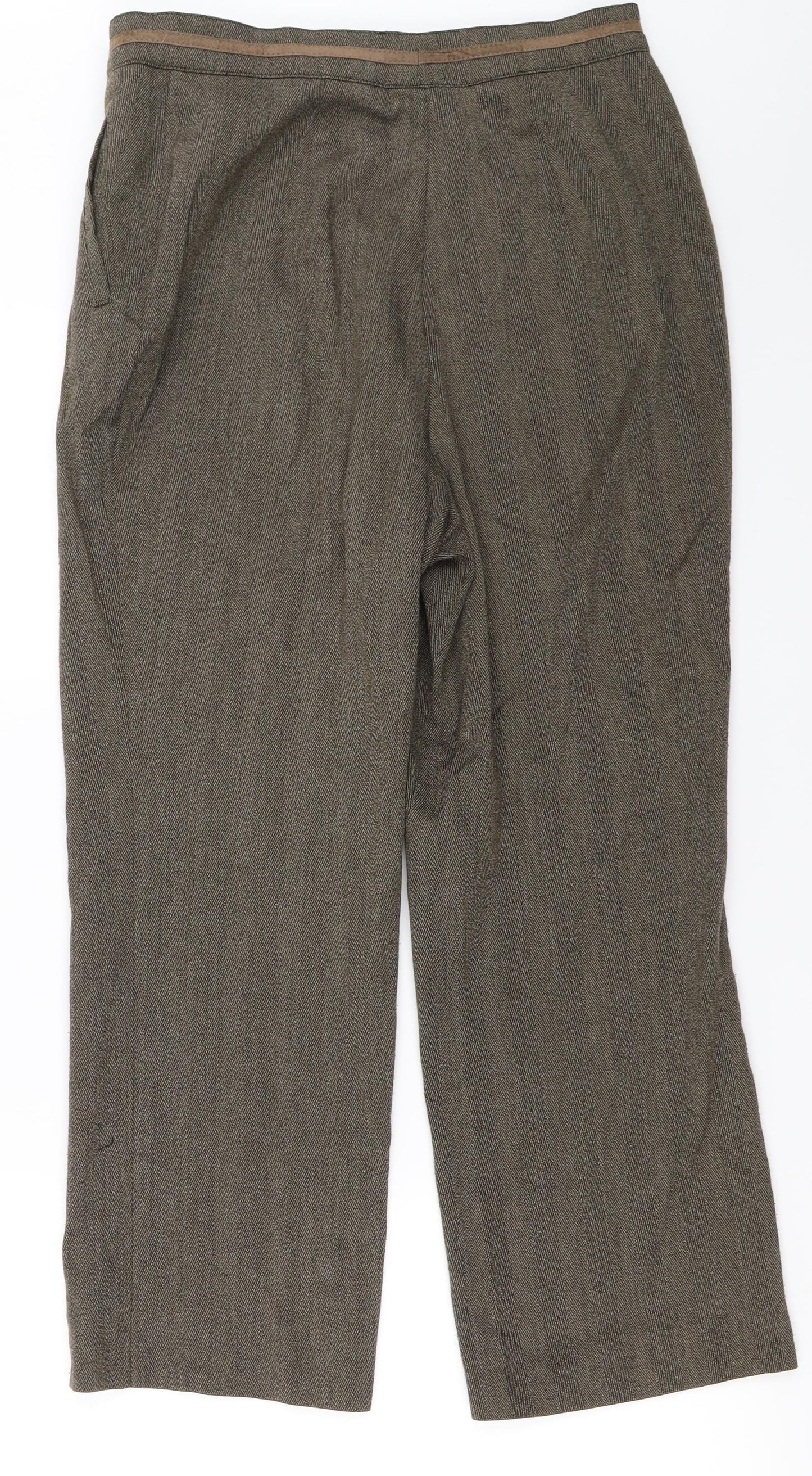 Marks and Spencer  Womens Brown   Trousers  Size 16 L27 in