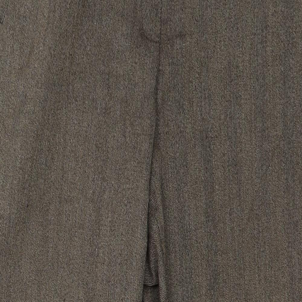 Marks and Spencer  Womens Brown   Trousers  Size 16 L27 in