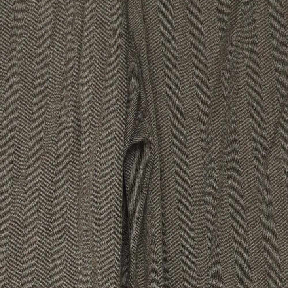 Marks and Spencer  Womens Brown   Trousers  Size 16 L27 in