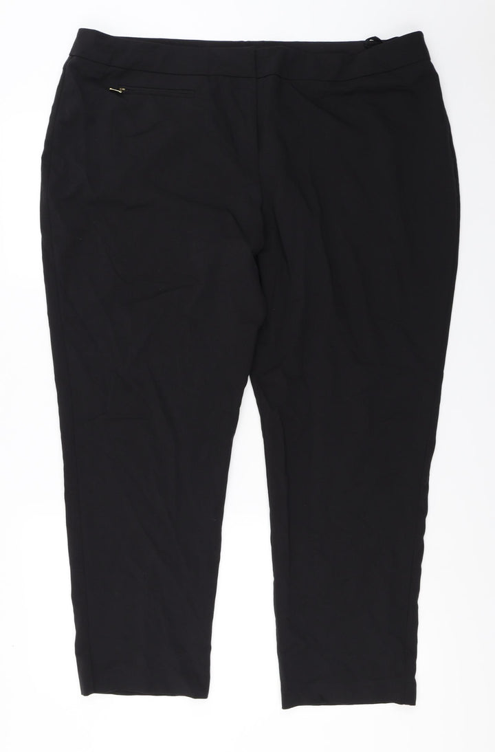 BM  Womens Black   Trousers  Size 20 L24 in