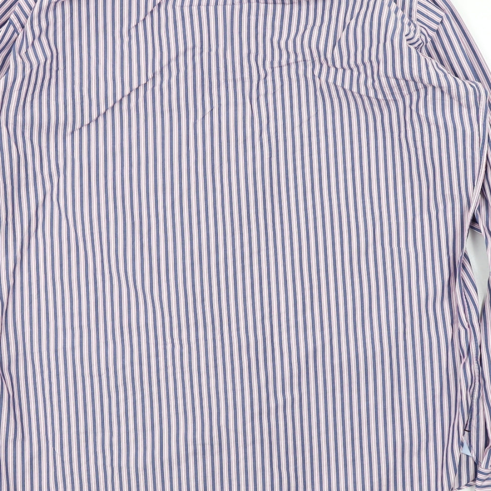 Sartorial  Mens Red Striped   Button-Up Size 42