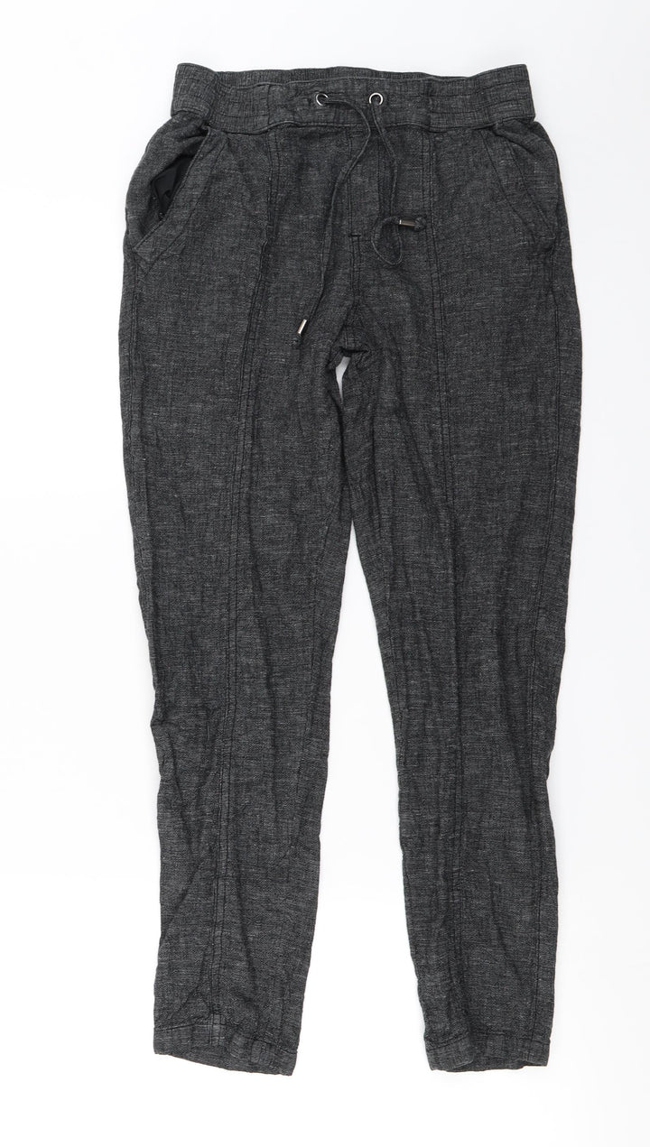 Nutmeg Womens Grey Trousers Size 8 L24 in