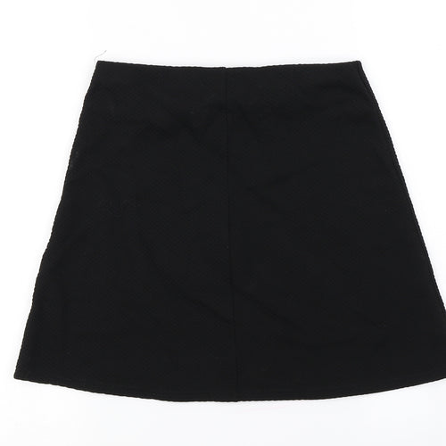 Boohoo  Womens Black   A-Line Skirt Size 10
