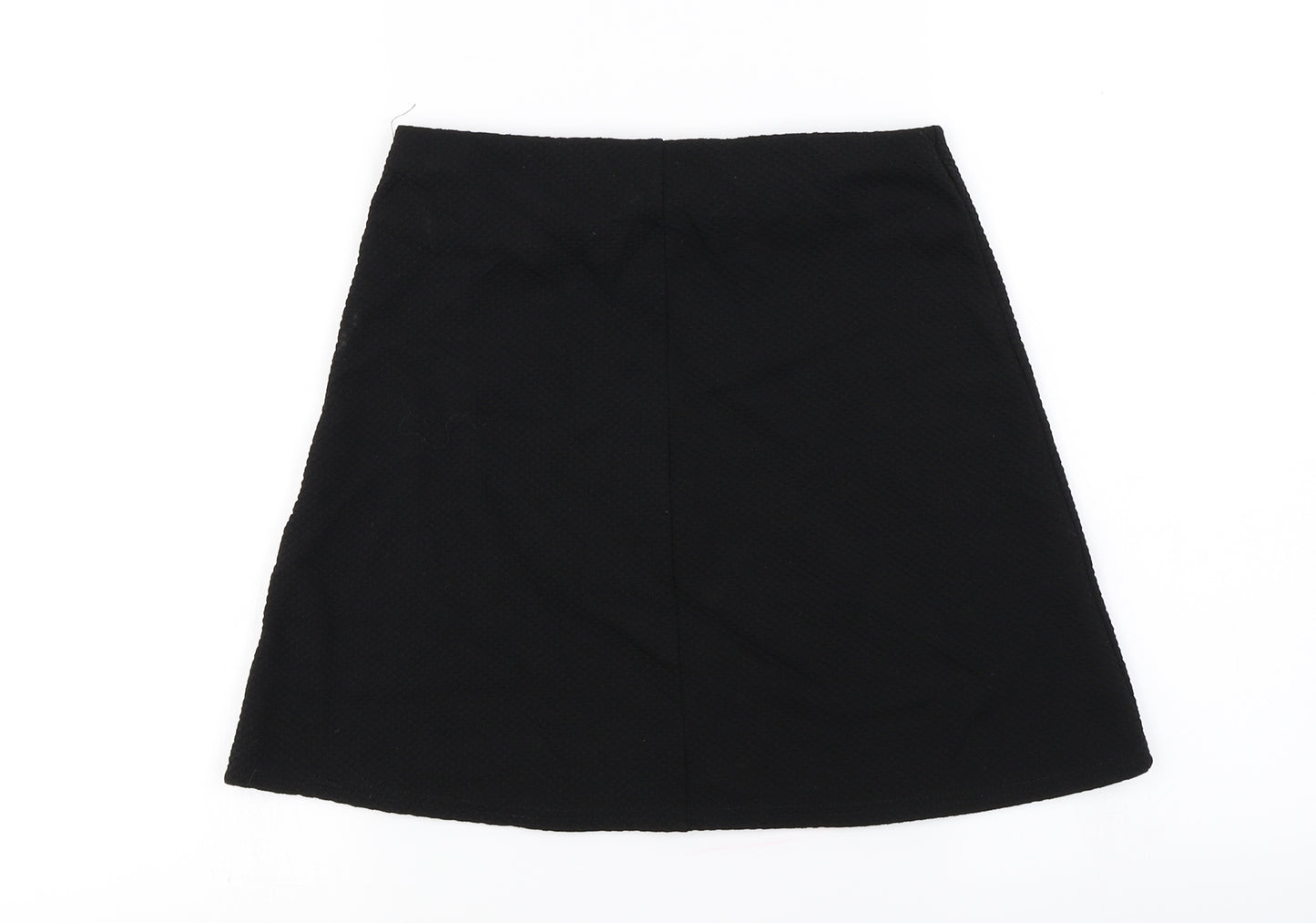 Boohoo  Womens Black   A-Line Skirt Size 10