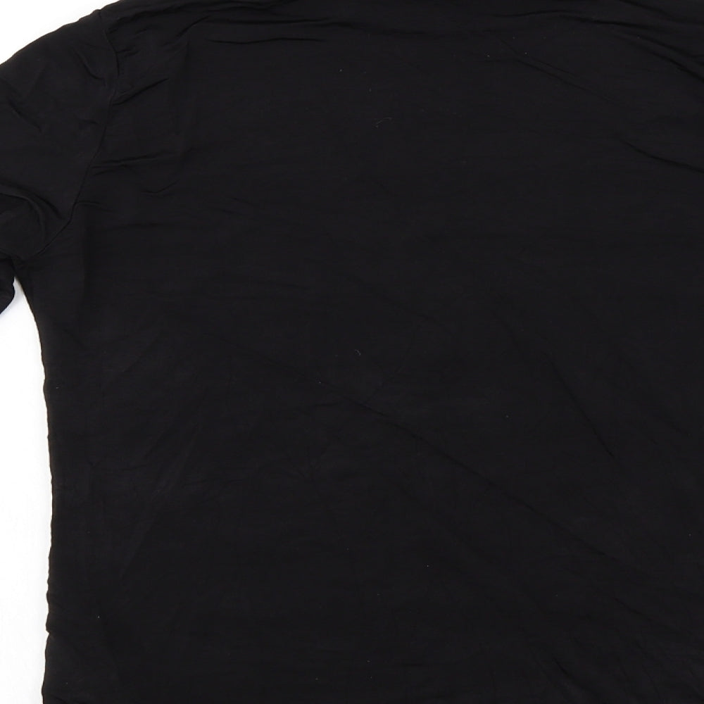 H&M  Womens Black   Basic T-Shirt Size M
